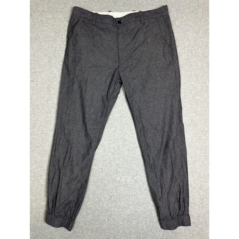 Levis Pants Mens 36x32 Gray Jogger‎ Cuffed Casual Chino 100% Cotton